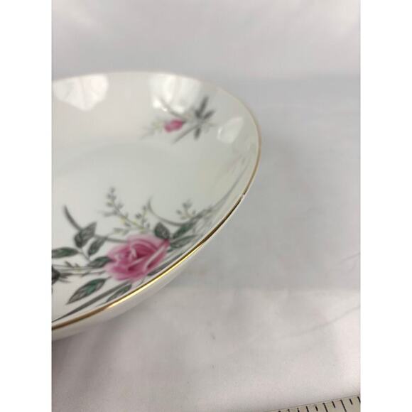 VTG Oval Serving Dish Vegetable Bowl Golden Rose Fine China of Japan 10" Long - Picture 11 of 14